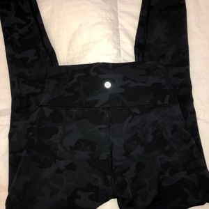Lulu lemon camouflage wunder under leggings